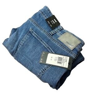 Mavi Jake Slim Leg Jeans Mens 38x32 Mid Indigo Brushed Springfield‎ NWT